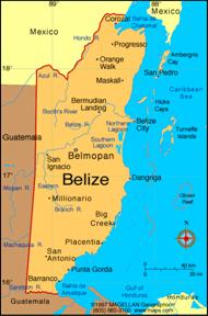 Billedresultat for belize map